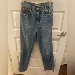 Sandro high waisted straight leg Blue Jeans
